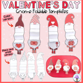 Valentine's Day craft Gnomes foldable templates low prep