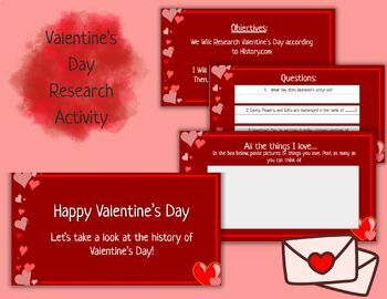 Preview of Valentine's Day Google Slides