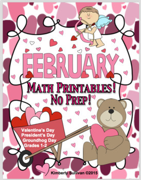 Preview of Valentine's Day Google Slides Independent Workbook Groundhog and President's Day