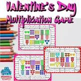 Valentine's Day Grade 2 to 4 Math Multiplication Matching 