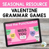 Valentine's Day Grammar Activities Digital Games