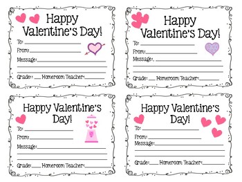Valentine's Day Grams by Brittney's Corner | Teachers Pay Teachers