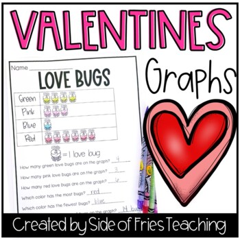 Preview of Valentine's Day Graph (Bar Graphs, Line Plots, and Pictographs)