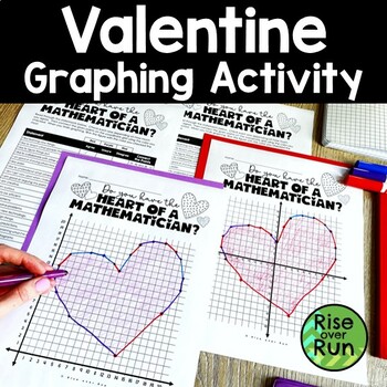 Preview of Valentine's Day Graphing Ordered Pairs Activity