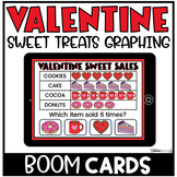 Valentine's Day Graphing Sweet Treat Pictographs BOOM™ Task Cards