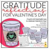 Valentine's Day Gratitude Writing Activity: Latte