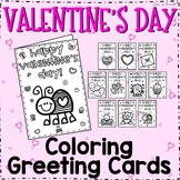Valentine's Day Greeting Cards Coloring (Set of 10)