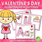 Valentine's Day Guided Tracing Activity Pack