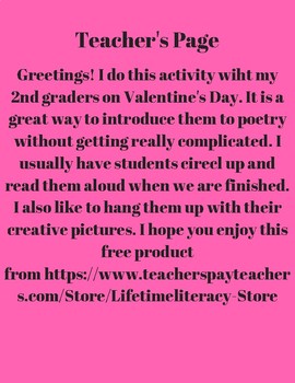 Valentine's Day Haiku Poem Activity by LifetimeLiteracy Store | TpT