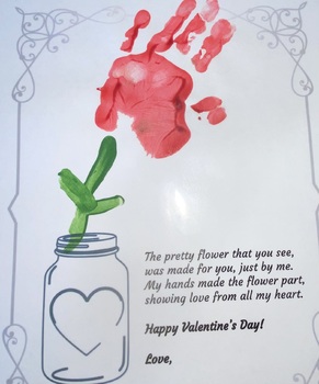 Valentine's Day Hand Craft by MissHotMess | TPT