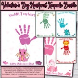 Valentine's Day Handprint Keepsake BUNDLE of Dinosaurs and