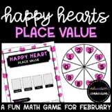 Valentine's Day Happy Hearts Place Value Game