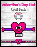 Valentine's Day Hat Craft and Pattern, Shape Math Activity