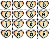 Valentine's Day Heart Alphabet Upper Case and Lower Case C
