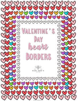 Preview of Valentine's Day Heart Borders