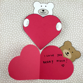 Craft a Valentine's Heart with Teddy Bear Yarn - An Organized Season