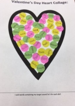 Preview of Valentine's Day Heart Collage