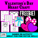 Valentine's Day Heart Craft Activity FREEBIE