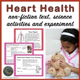 Valentine's Day Heart Health Nonfiction Text and STEM Activities