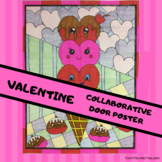 Valentine's Day Heart Ice Cream Cone Collaborative Group P