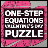 One Step Equations with Positive Solutions Puzzle