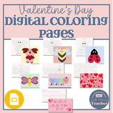 Valentine's Day Activity | Heart-Themed Digital Coloring P