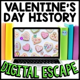 Valentine's Day History Interactive DIGITAL Escape Room Re