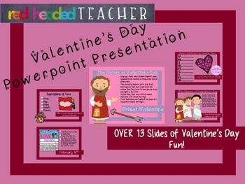 Preview of Valentine's Day History - Interactive Powerpoint