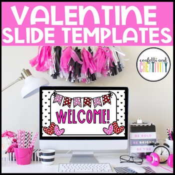 Preview of Valentine's Day Holiday Google Slides Template | Distance Learning