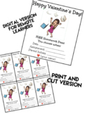 Valentine's Day Homework Pass Coupons with Bitmoji! 