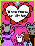 Valentine's Day I Love You Family Minibook and Activity Pa