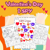 Valentine's Day I Spy Math Printable Activity Count to 10 