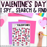 Valentine's Day I Spy Search and Find Counting Activity fo