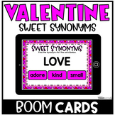 Valentine's Day Identifying Synonyms ELA BOOM™ Task Cards