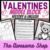Valentine's Day Informational Text, Grammar & Fun! English