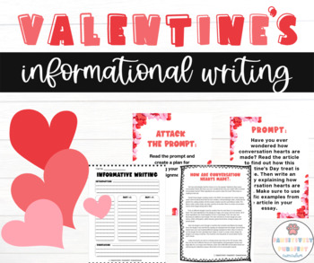 Preview of Valentine's Day Informational Writing Prompt