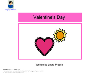 Preview of Valentine's Day - Interactive Book [speech therapy and autism]