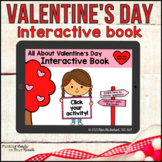 Valentine's Day Interactive Book | Boom Cards™ with WH-questions