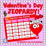 Valentine's Day Jeopardy Game for Intermediate Grades