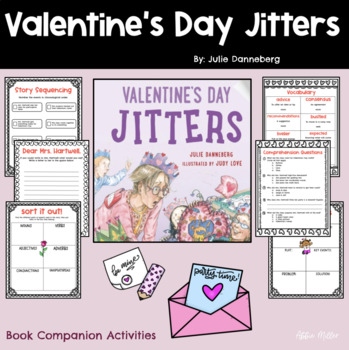 Preview of Valentine's Day Jitters - Book Companion