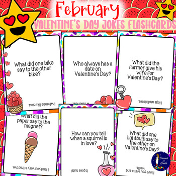 Preview of Valentine's Day Jokes Flashcards