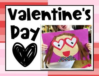 Preview of Valentine's Day Kid Craft with Heart Glasses