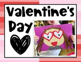 Valentine's Day Kid Craft with Heart Glasses