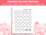 Valentine's Day Kindness Tracker Community Building Activity