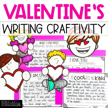 Preview of Valentine's Day Kindness Writing Craft