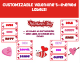 Valentine's Day LABELS (Editable!)