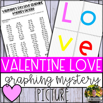 Preview of Valentine's Day LOVE Graphing Mystery Picture