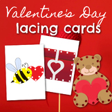 Valentine's Day Lacing Cards for Fine Motor Work