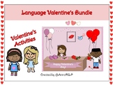 Valentine's Day Language Activities Bundle Speech Therapy