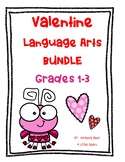 Valentine's Day Language Arts Bundle - Grades 1 - 3